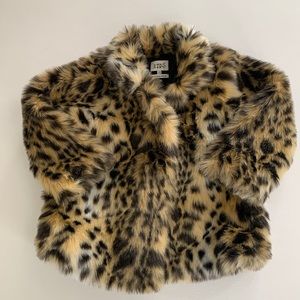 Kids Supply faux fur jacket (size7/8)